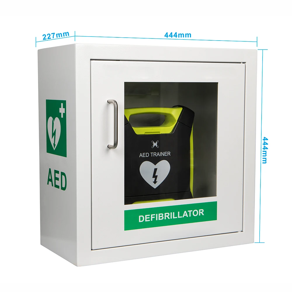 Alarmed Aid Kit AED Cabinet Wall Mounted AED Defibrillator Cabinet