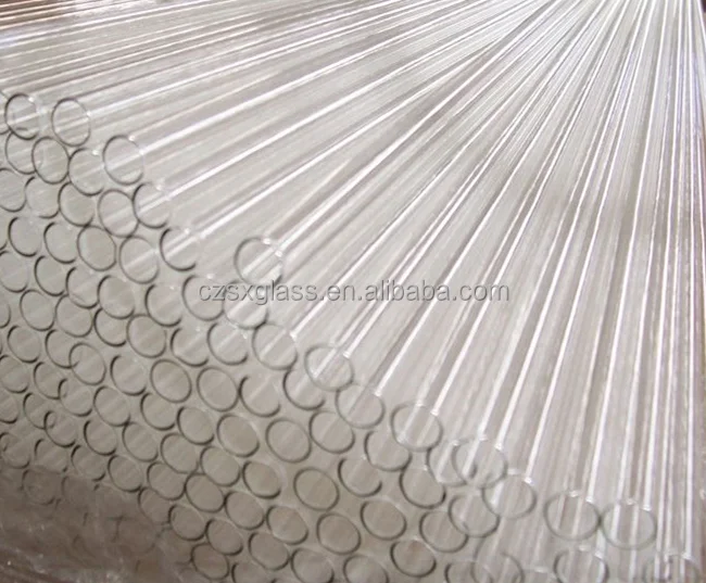 Amber or Transparent Borosilicate Glass Test Tube for Vial Bottle