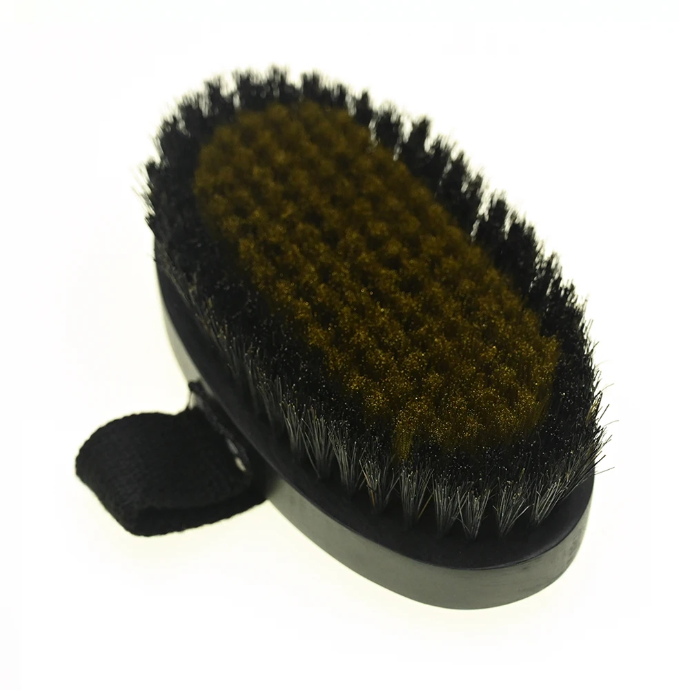 Set Negative Ion Exfoliating Brush Ergonomic Grip Design Exfoliate Dry Brushing Body Brush with Ion Copper Bronze Bristles