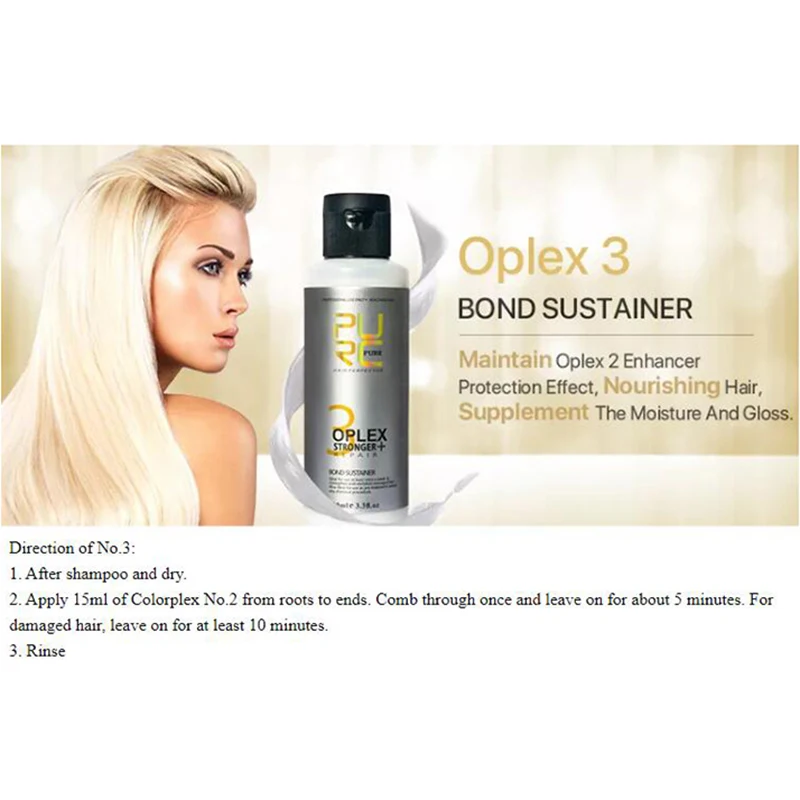 PURC Reconnect Damaged Hair Strengthen Hair Treatment Oplex Repair Hair Bond Set