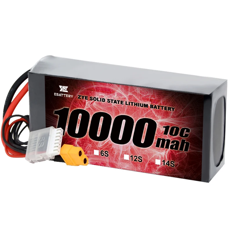 ZYE HV 6S7S12S18S 10000mah 16000mah 18000mah Solid State High Energy Density Lithium-ion drone battery pack