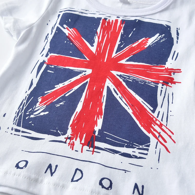 Souvenir Summer Short Sleeve England London 100% Cotton High Quality Kinds Round Neck T-Shirt