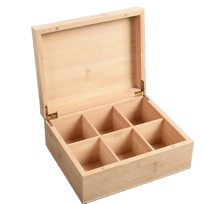 2023 new style bamboo gift box wooden essentiall oil box with divider customized logo size for packaging