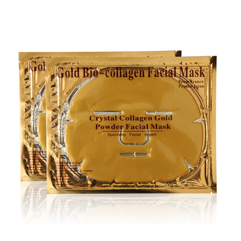 Organic Facemask Anti Wrinkle Anti Aging vitamin C 24k gold face mask private label gold collagen facial mask