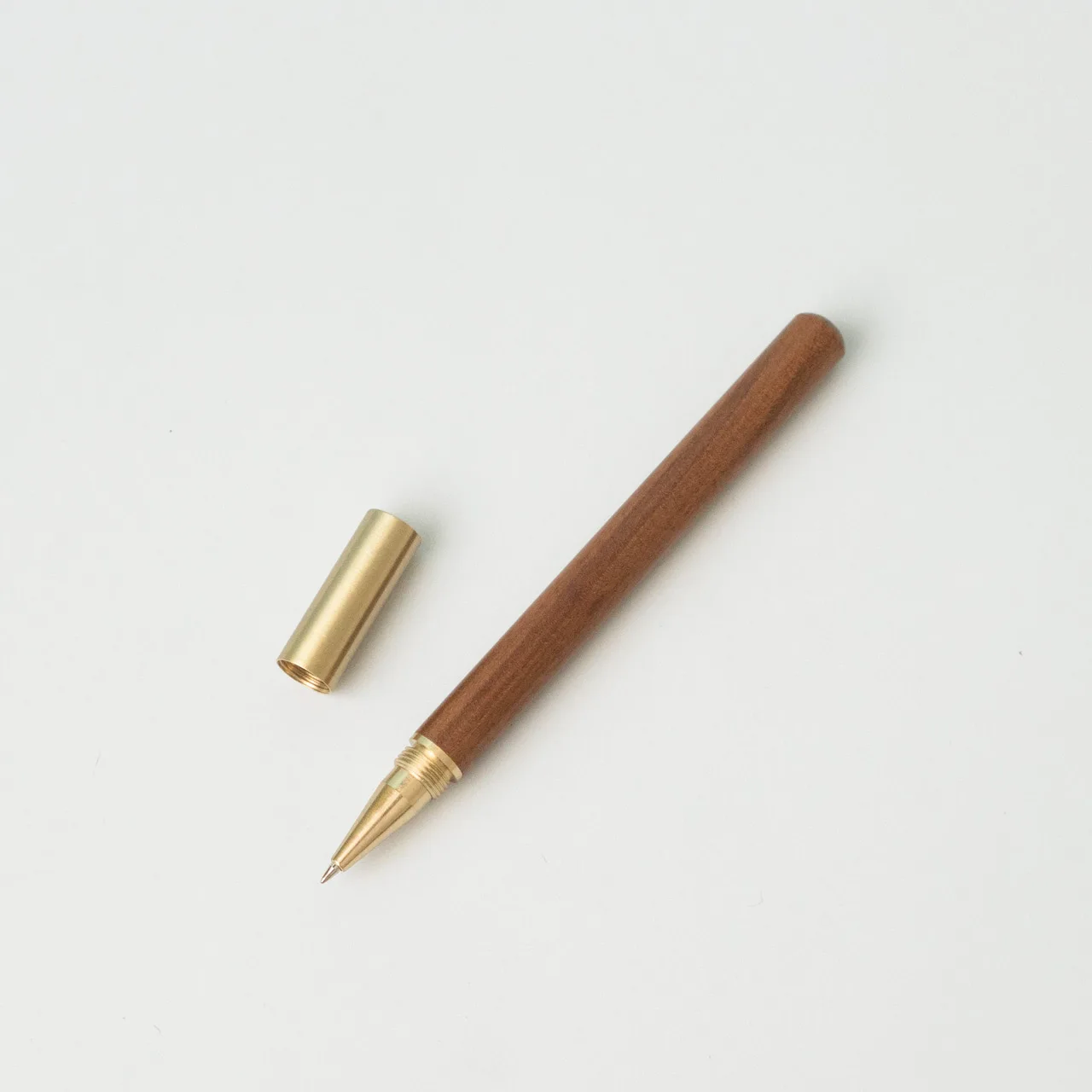 Custom Wooden Pen Bronze Writing Ballpoint Pen for Gifts