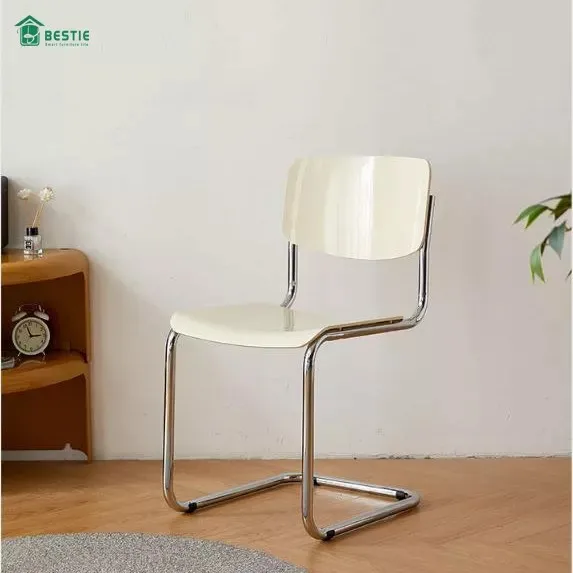 Modern Luxury High Quality Durable Plastic Dining Chair With Metal Leg Multicolor Restaurant Cafe Shop Dining room