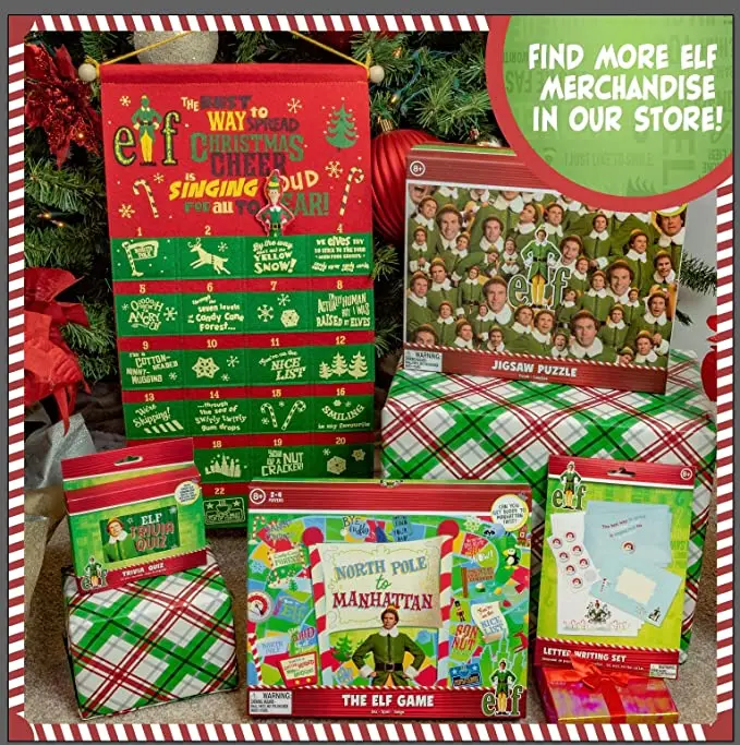 Buddy The Elf Trivia Quiz Game , Elf The Movie Trivia Christmas games Fun gifts Wholesale