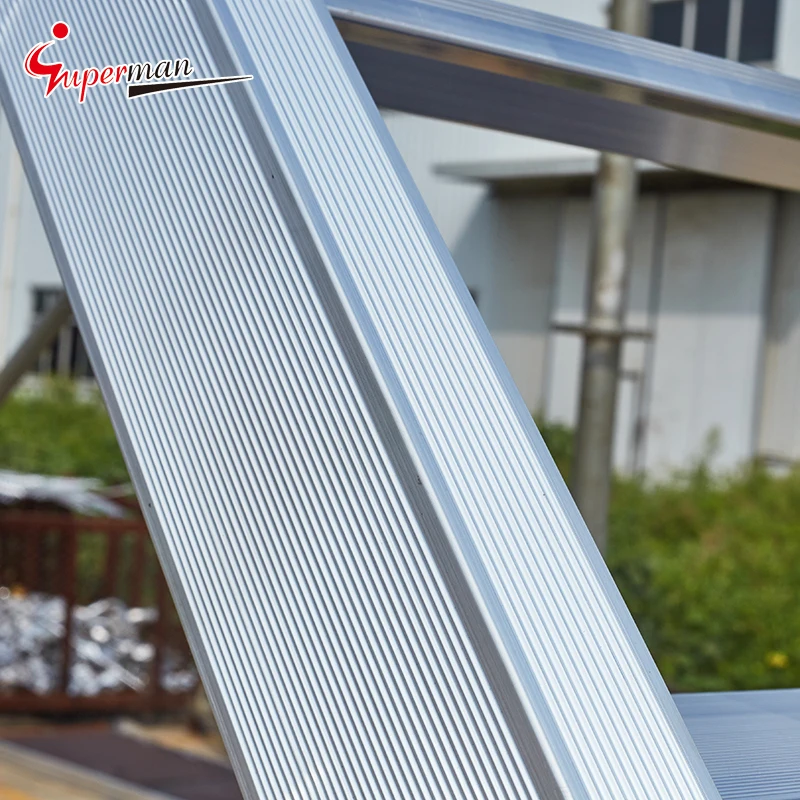 OEM ODM Standing height double width aluminum scaffold tower Multipurpose rising mobile Scaffolding Tower