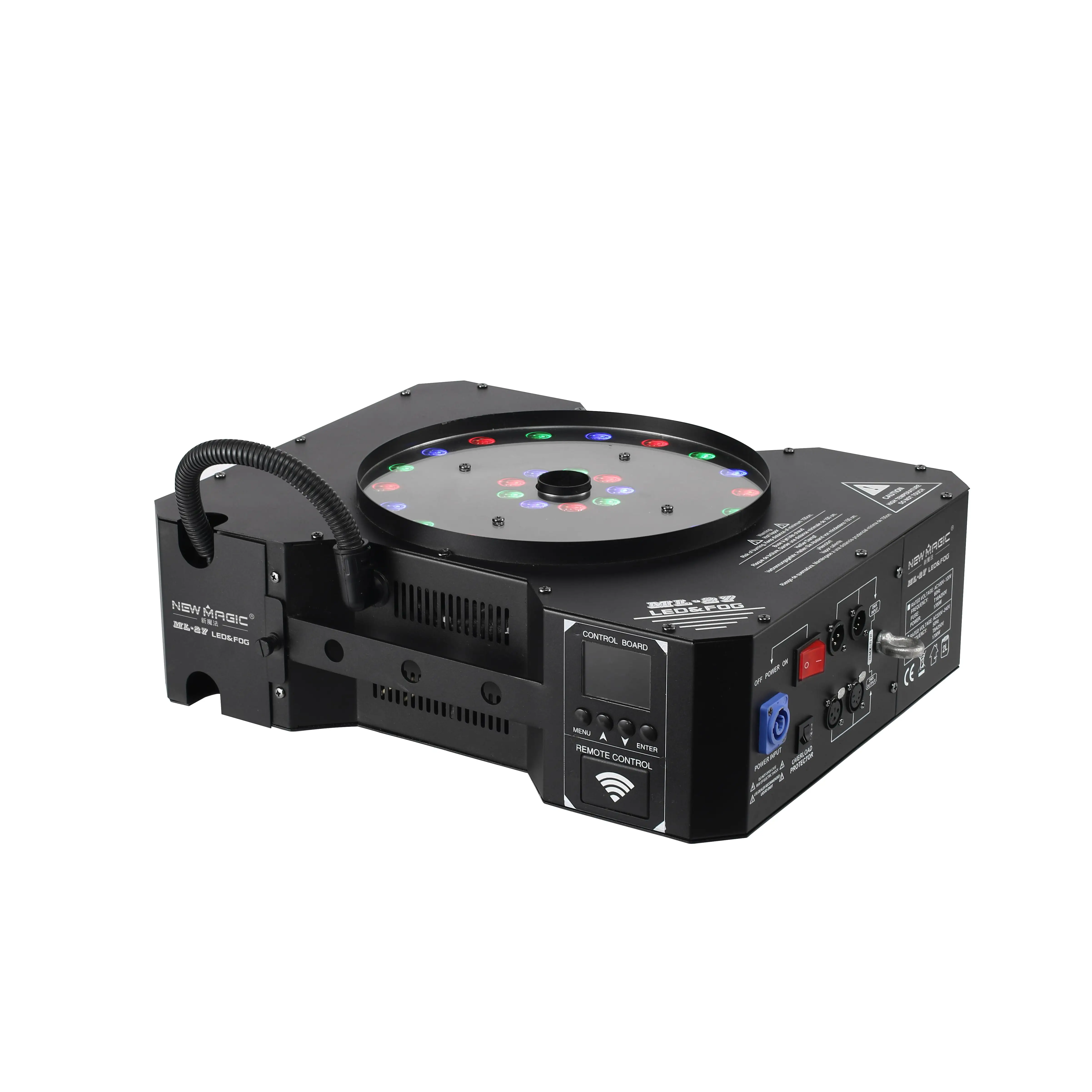 Дымовая машина со спецэффектами, дымовая машина со светодиодной подсветкой, дымовая машина для вечеринки, свадьбы