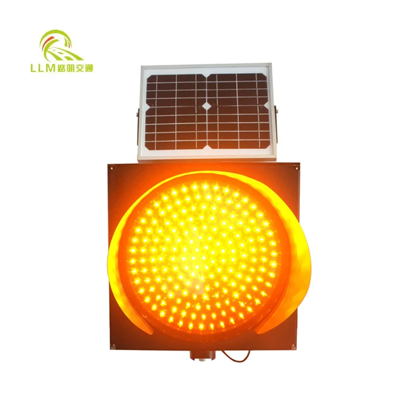 Hot Selling Solar Powered Warning Sign LED Traffic Warning Lights for Traffic Safety