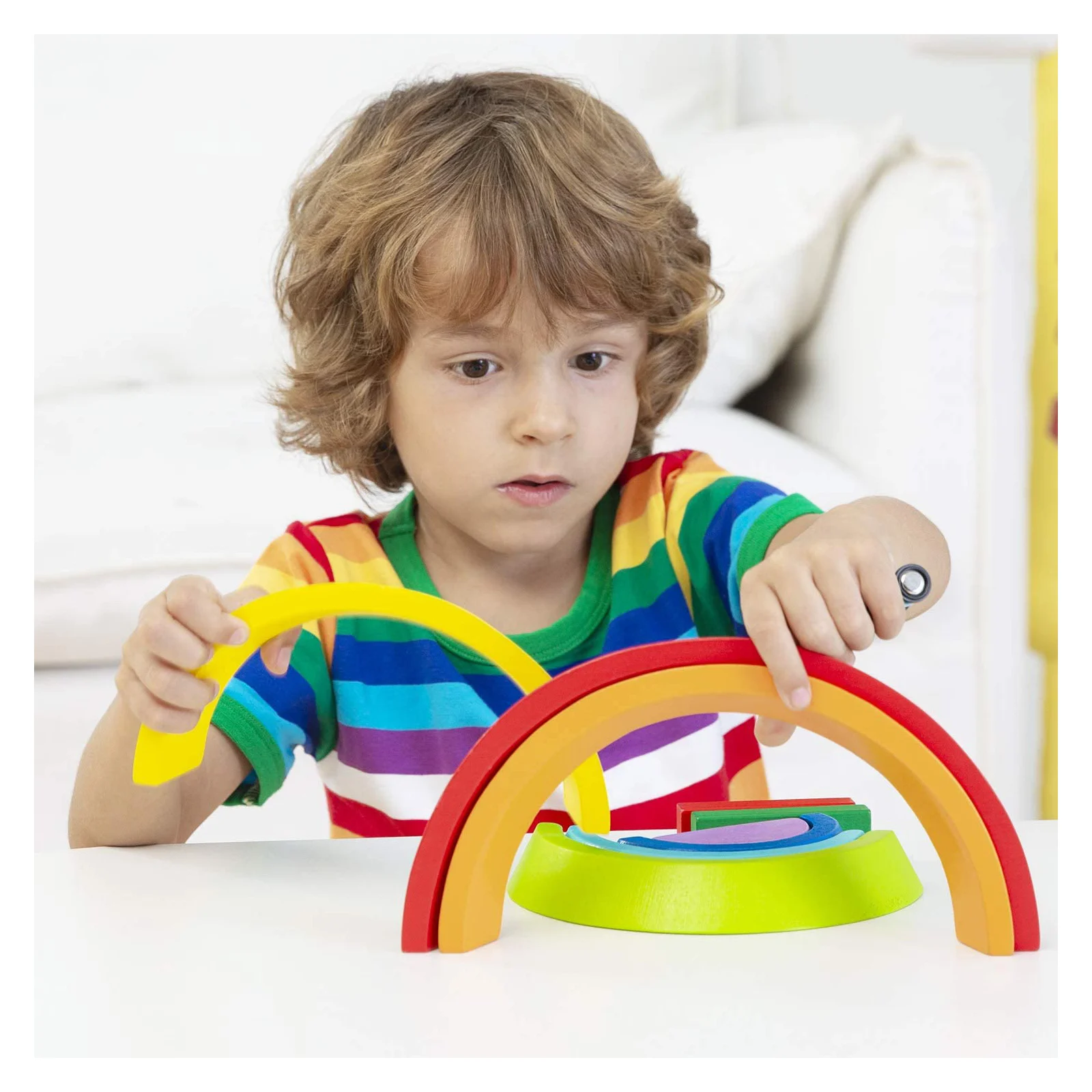 children rainbow montessori peg doll wooden baby wooden waldorf toys wobble balance board toys wooden boats