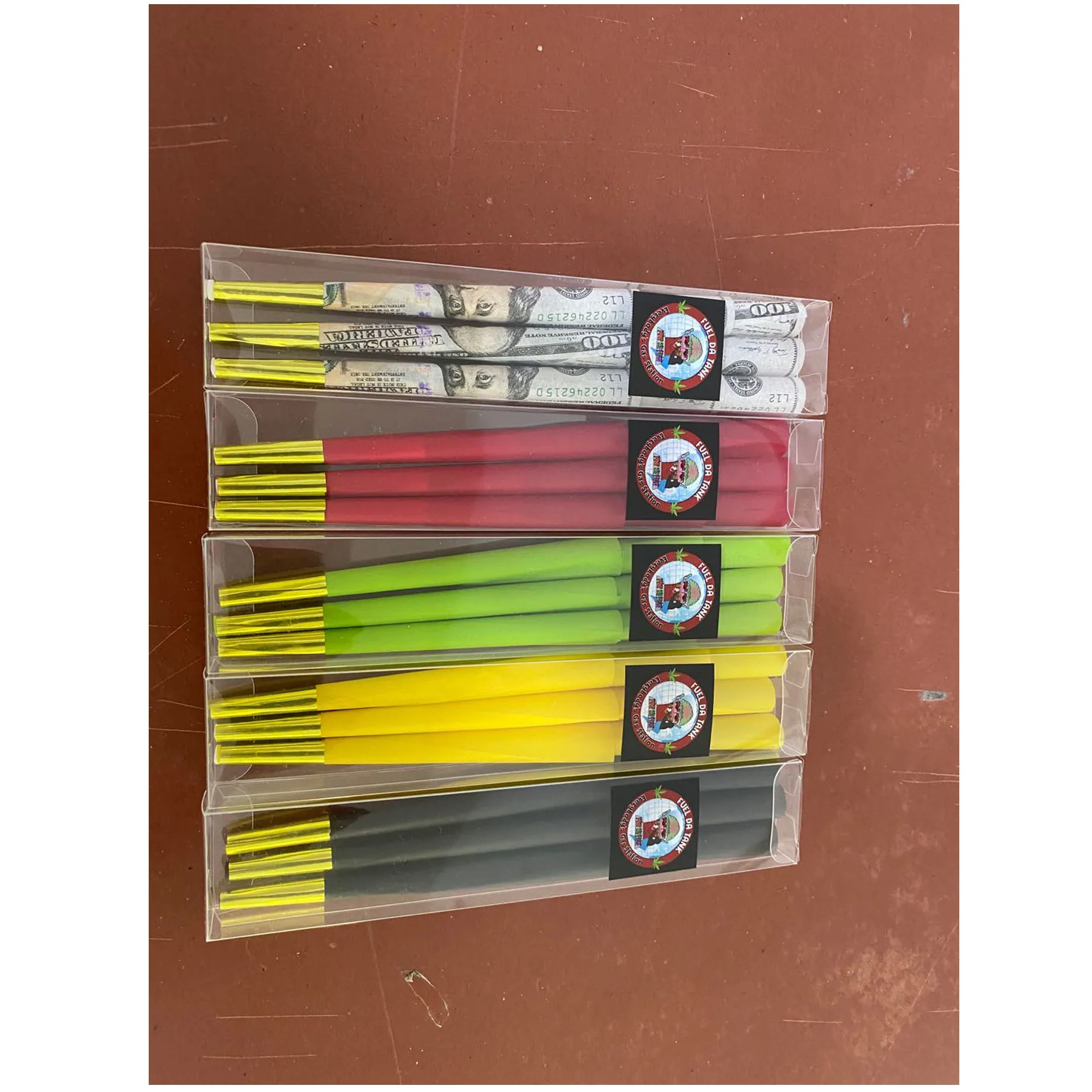 
Customization Eco-Friendly Colorful Pe Roll Cigar Cones 