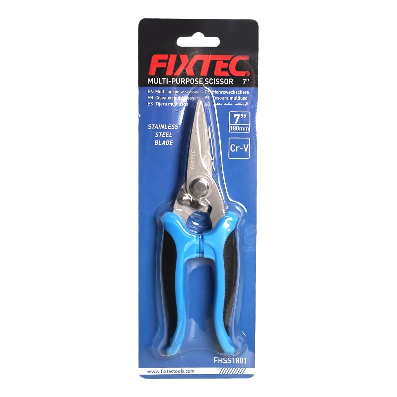 Ручной садовый инструмент FIXTEC для деревьев многофункциональные 7 дюймов садовые ножницы обрезки ручные Острые Ножницы ветвей