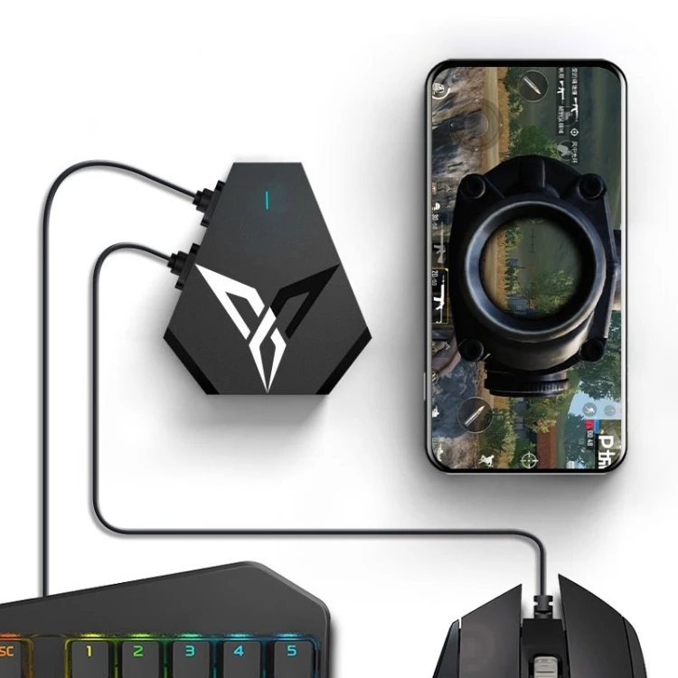 2022 FLYDIGI Q1 глобальная официальная версия портативная беспроводная 4 0 BLE игровая клавиатура для мобильных телефонов конвертер мыши Android и I O