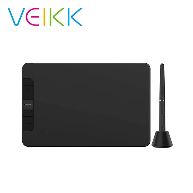 Производитель VK640 цифровой графический планшет со стилусом, графический планшет для рисования, безбатарейный стилус