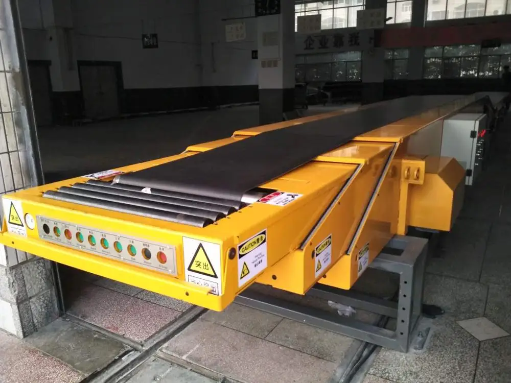 Platform mobile Telescopic truck loading belt conveyor