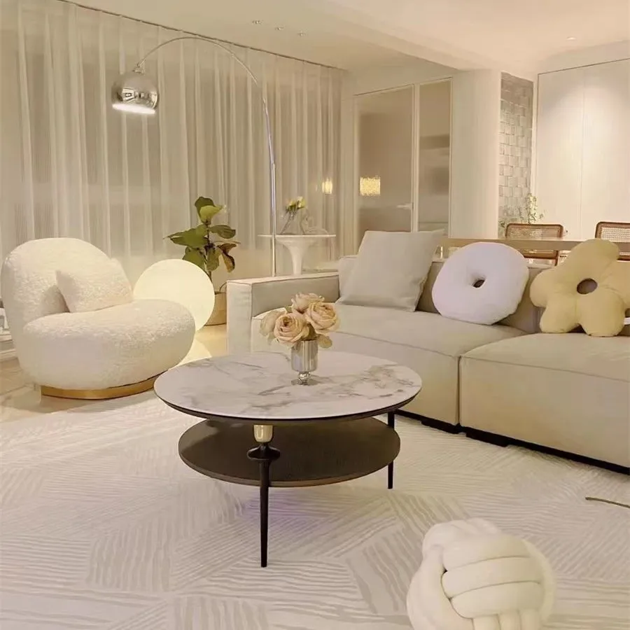 modern new design living room armchairs white  High Density Sponge Leisure Chair leisure quality single sofas