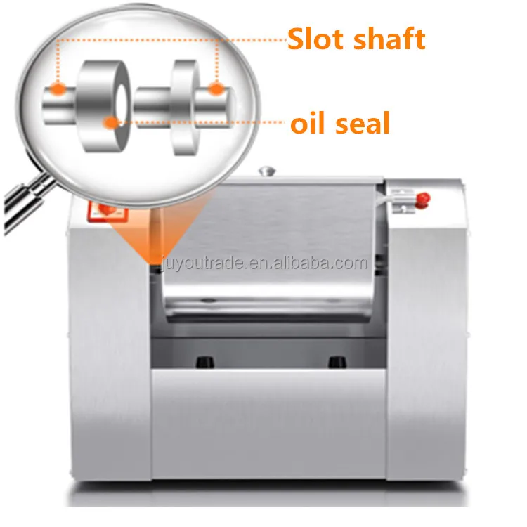 JUYOU Commercial Horizontal Dough Mixing Flour Bread Dough Mixer Noodle Spiral Mixer Kitchen Kneading Machine