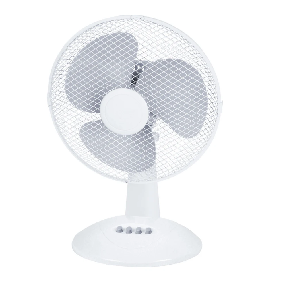 hot 12 inch table fan with oscillation  portable  desk fan 3  speed  steel mesh  cheapest table fan