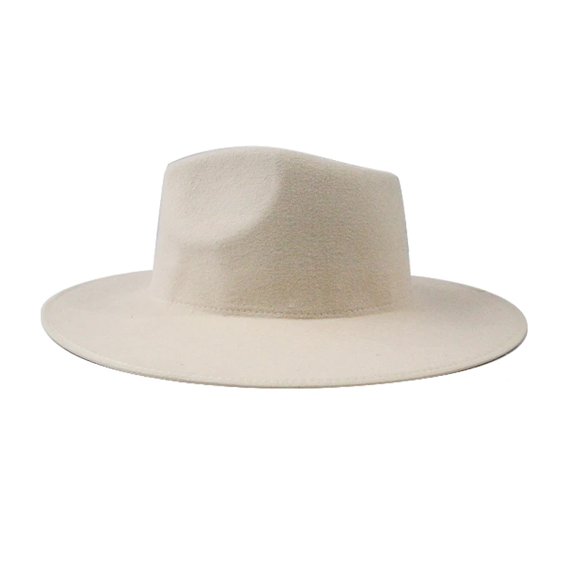 Sombreros Custom Men Women Large Top Tear Water Type Wide Brim Fedora Hats Wholesale Accessories
