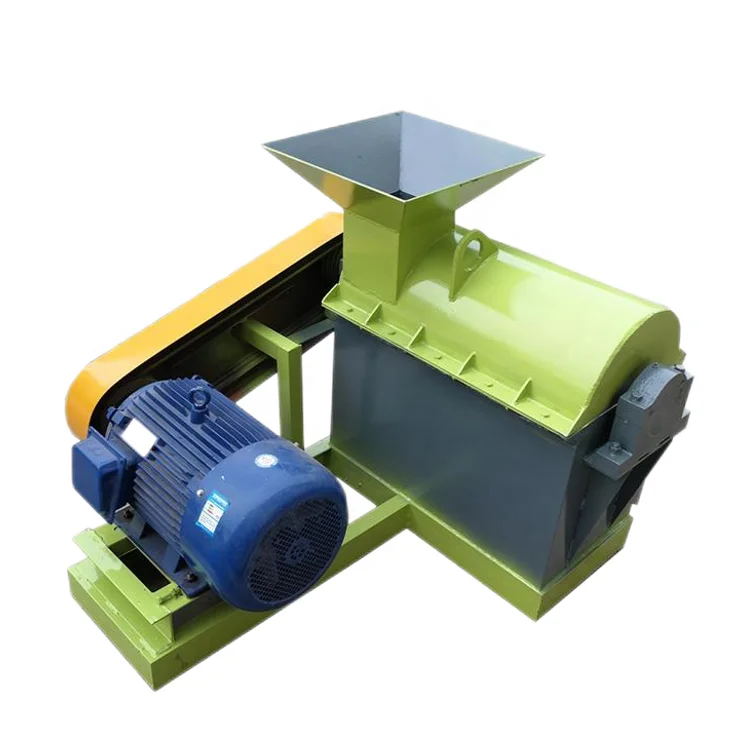 Complete set of organic fertilizer equipment semi-wet material crusher straw grinding machine biological fertilizer processing