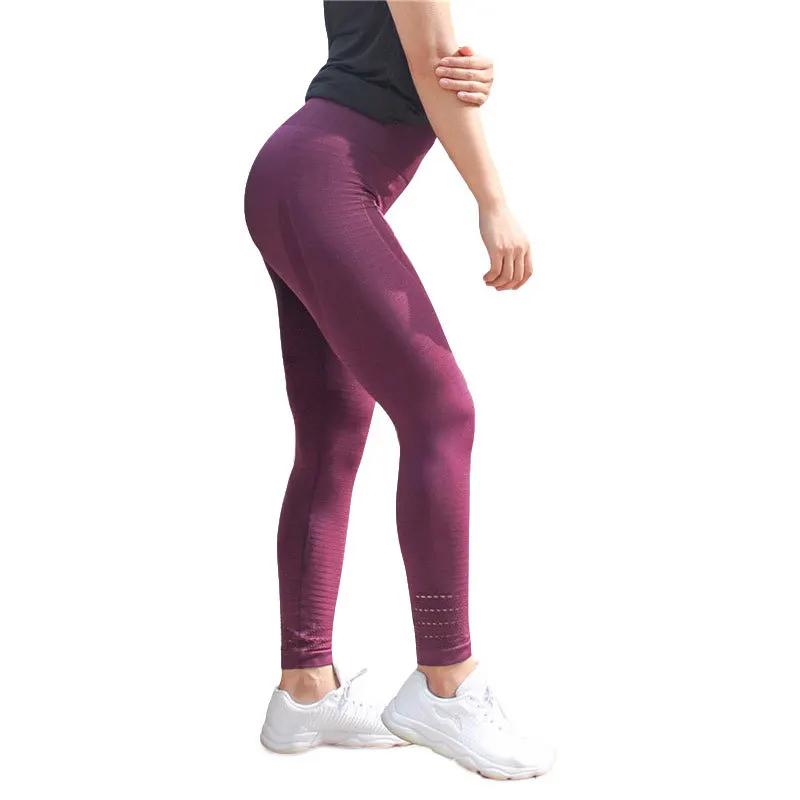 
Fitness High Elastic Tight Pants Sports Running Leg Pants Seamless Yoga Pants 
