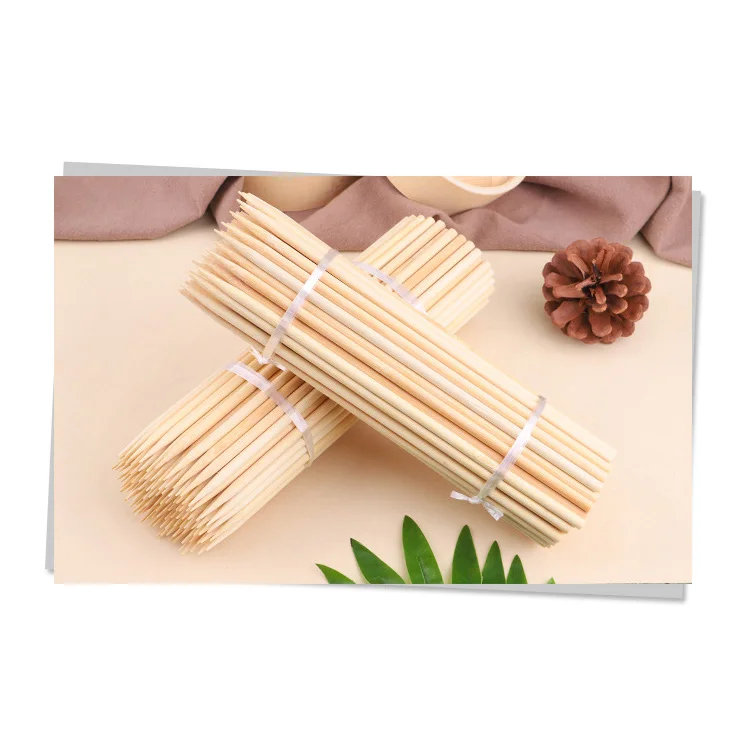 bamboo wood stick bbq 5mm corn bamboo skewer 12cm 14cm 18cm