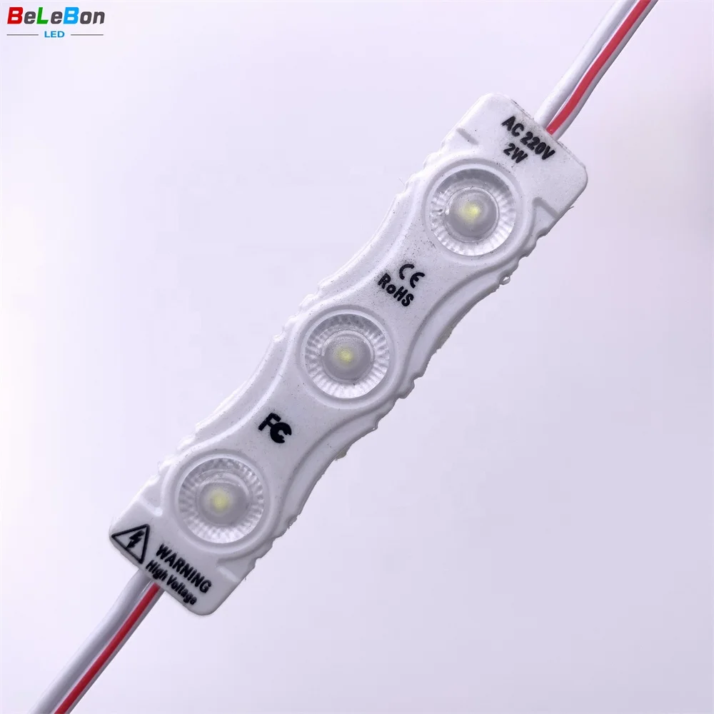 Small size light source led 110V 120V 220V 230V 240V AC 2W led modulo light waterproof for advertising