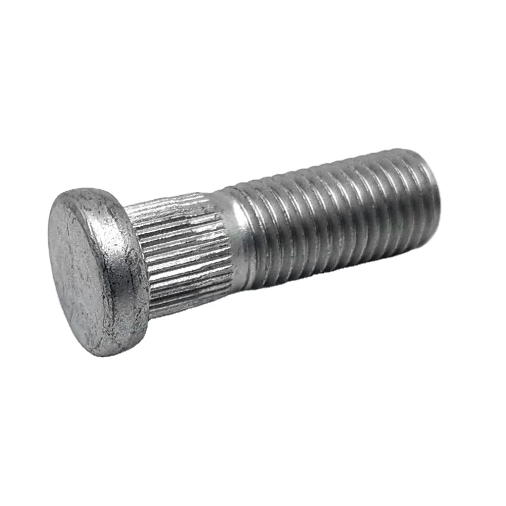 DIN STANDARD ANSI ASTM 18.2.2 Low Price Stainless Steel Wheel Stud Bolts With Knurling From HanDan
