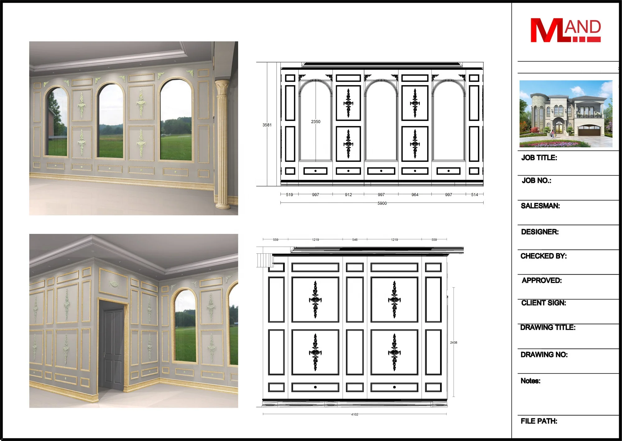 USA Indoor Marble Mosaic Waterjet medallion Exterior wall stone