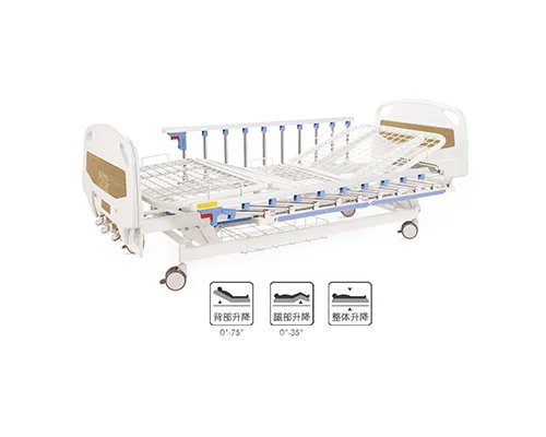 ABS plastic hospital bed folding electric type chair bed orthopedic electric beds Ward Nursing Equipments STRETCHER