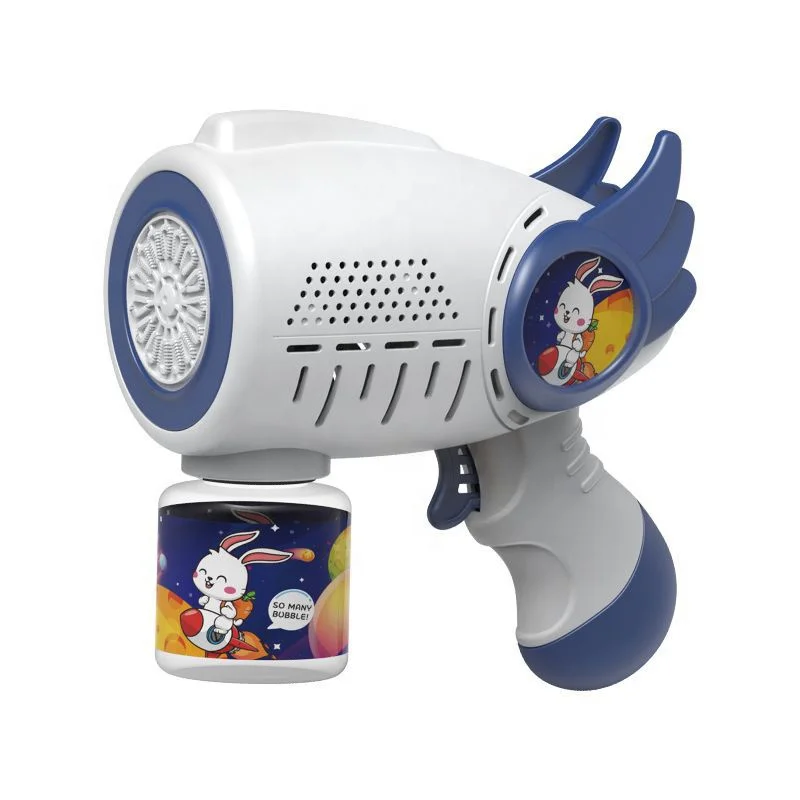 Children Fully Automatic Electric Bubble Gun Machine Handheld Blowing Bubble Machine