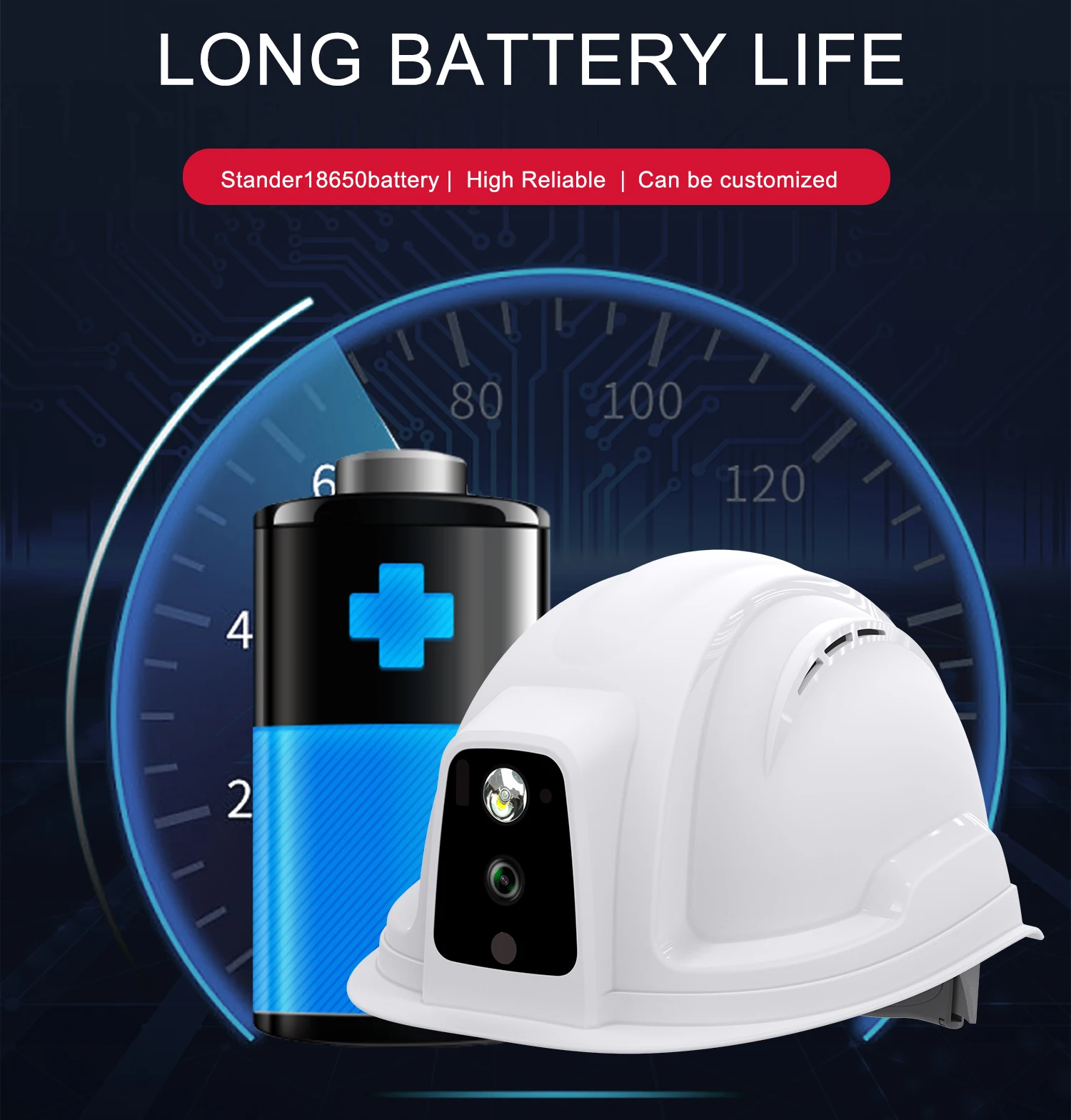 1080p waterproof smart hard hat camera live streaming GPS PTT intercom construction helmet camera