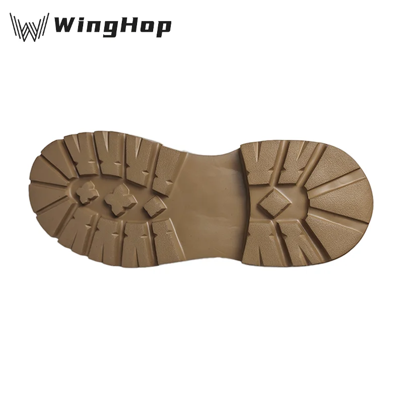 Direct Factory Custom Durable Soft EVA Shoe Soles for Men Non-Slip Lightweight Wear-Resistant Leather Shoes Black Outer Soles