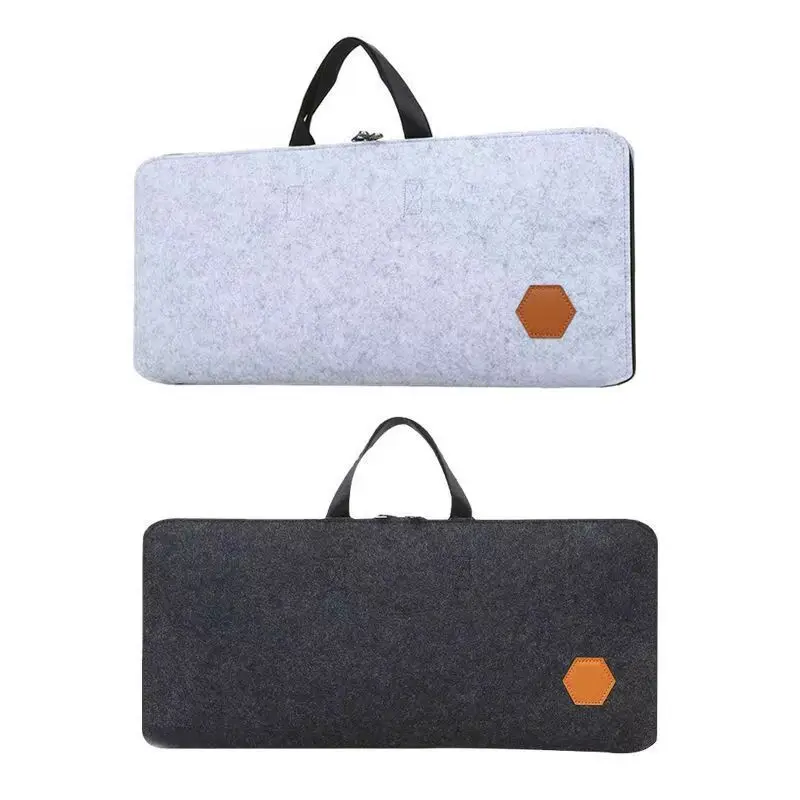 New Felt Computer Keyboard Portable Storage Bag Gaming Equipment Mechanical Keyboard Bag Dust and Drop Protective Case