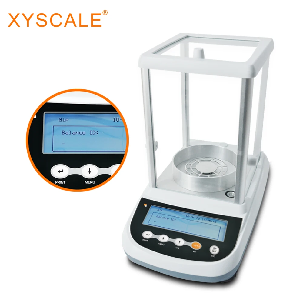 102g 220g 0.01mg 0.1mg Semi-micro Analytical Balance internal calibration glass windproof