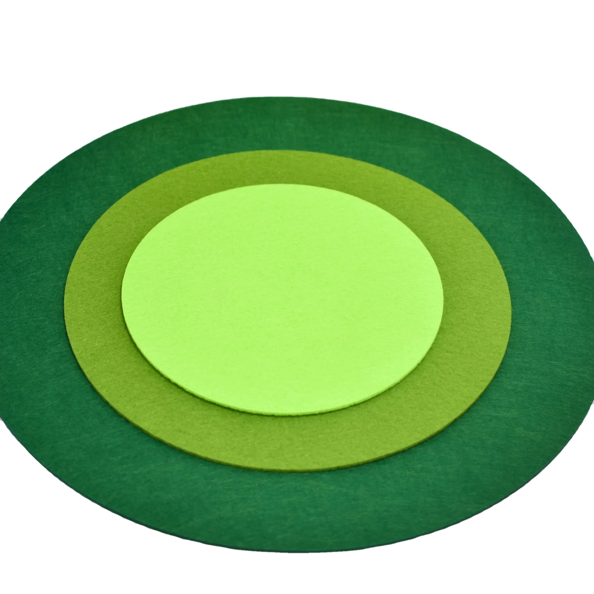 Customized Felt Coasters Placemats Moisture Wicking Heat Resistant Sustainable Washable Felt mat