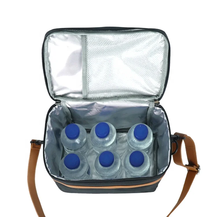 Sustainable Insulation Bag Cooler Box with Foam to Keep Foods Warm Outdoor Waterproof Polyester Cooler Picnic Bag