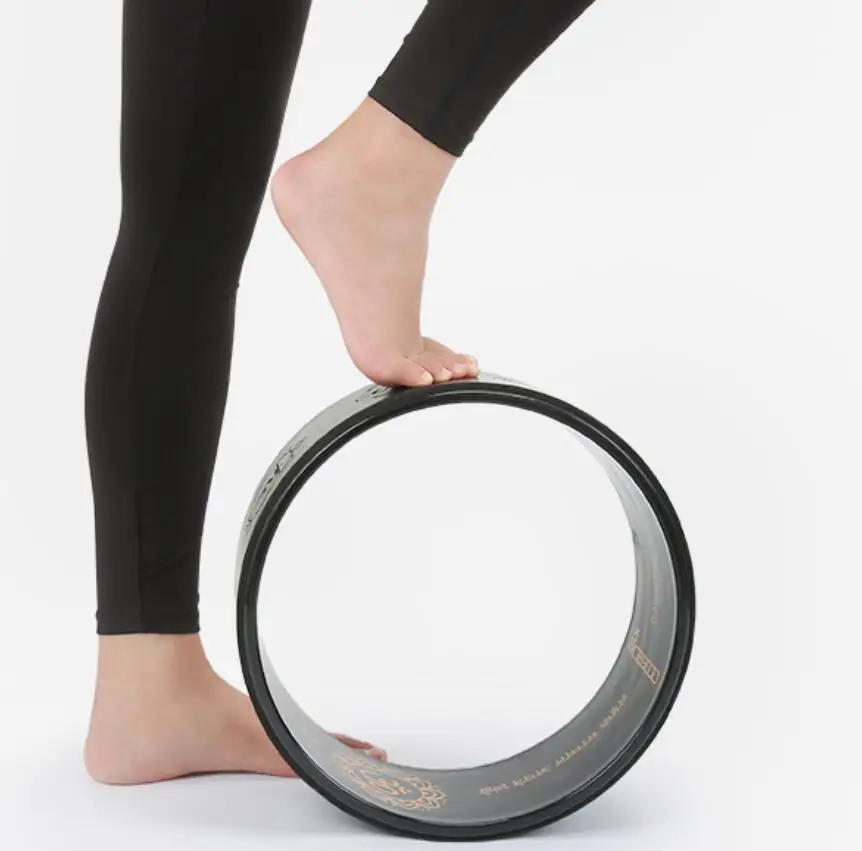 High Premium TPE Professional Waist Shape Circles Pilates Ring Gym Cork Yoga Wheel