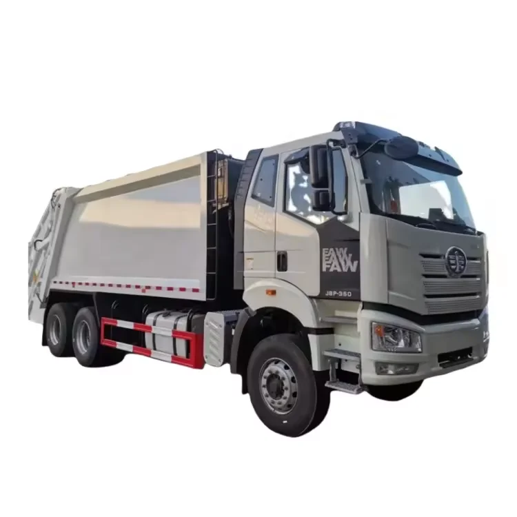 Sinotruk shacman faw 4X2 Swing Arm Hydraulic Roll off Waste Dumpster Automatic Loading Garbage Truck