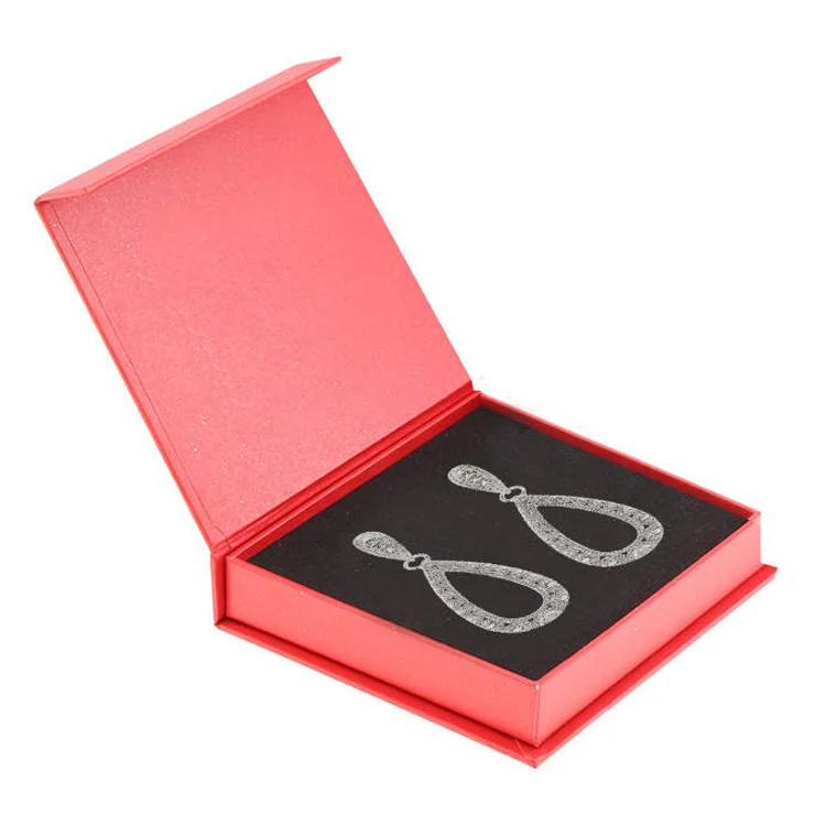 Custom Wholesale Design Rigid Paper Luxury Gemstone Cardboard Jewelry Necklace Packaging Boxes Ring Gift Package With Logo