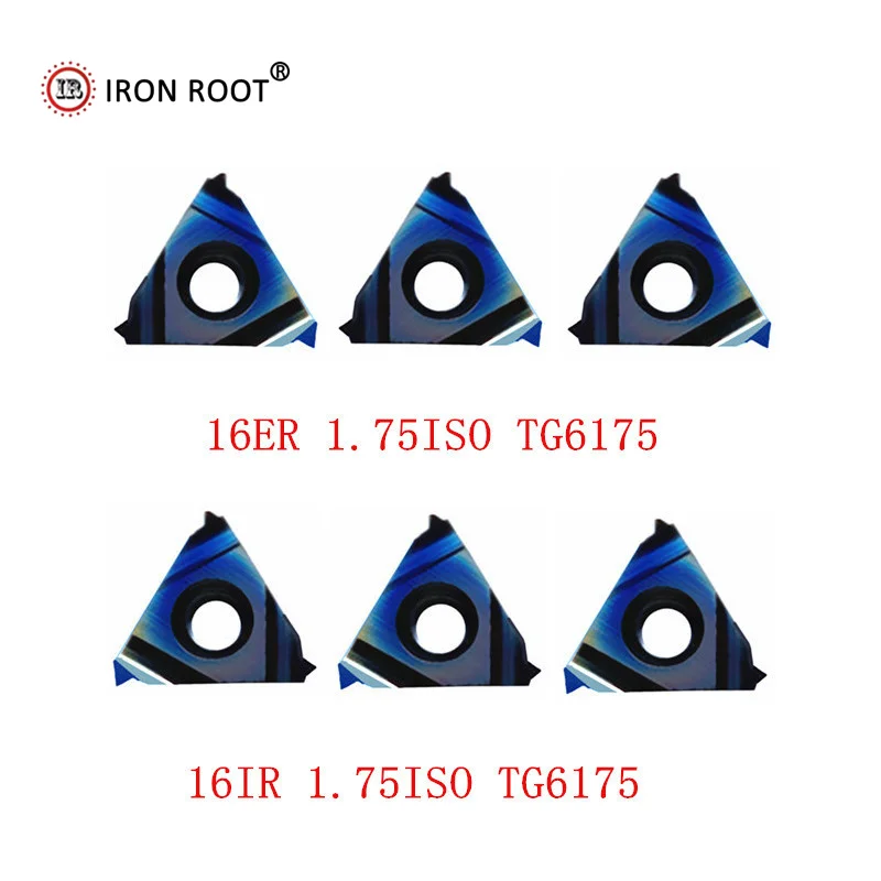 16ER 1.0ISO-16ER 3.0ISO 16IR 1.0ISO-16IR 3.0IRO Tungsten Carbide Threading Insert CNC Lathe Cutting Turning Tool TG1225
