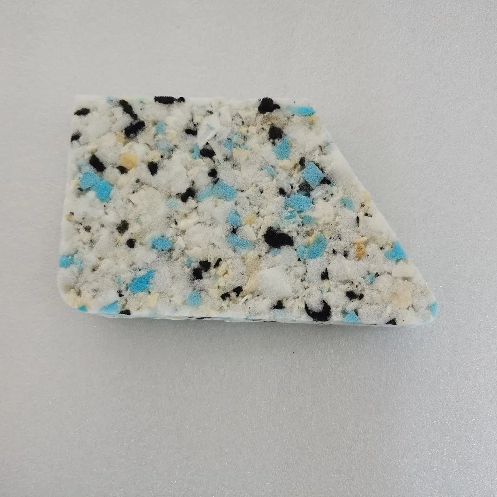 OEM/ODM Recycled Foam Pad Customized Shape Soft Rebound Bonded Foam Mattress Sofa Topper Factory Protective Cushioning Material