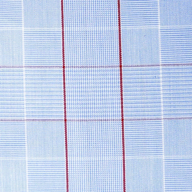 Новейший дизайн мужская приталенная рубашка с длинным рукавом розовая маленькая клетчатая рубашка с открытым воротником