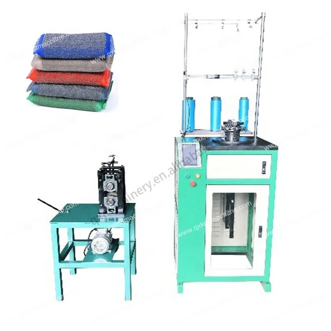 Steel Cloth Knitting Machine automated production line of Cleaning Sponges for home and industrial use
