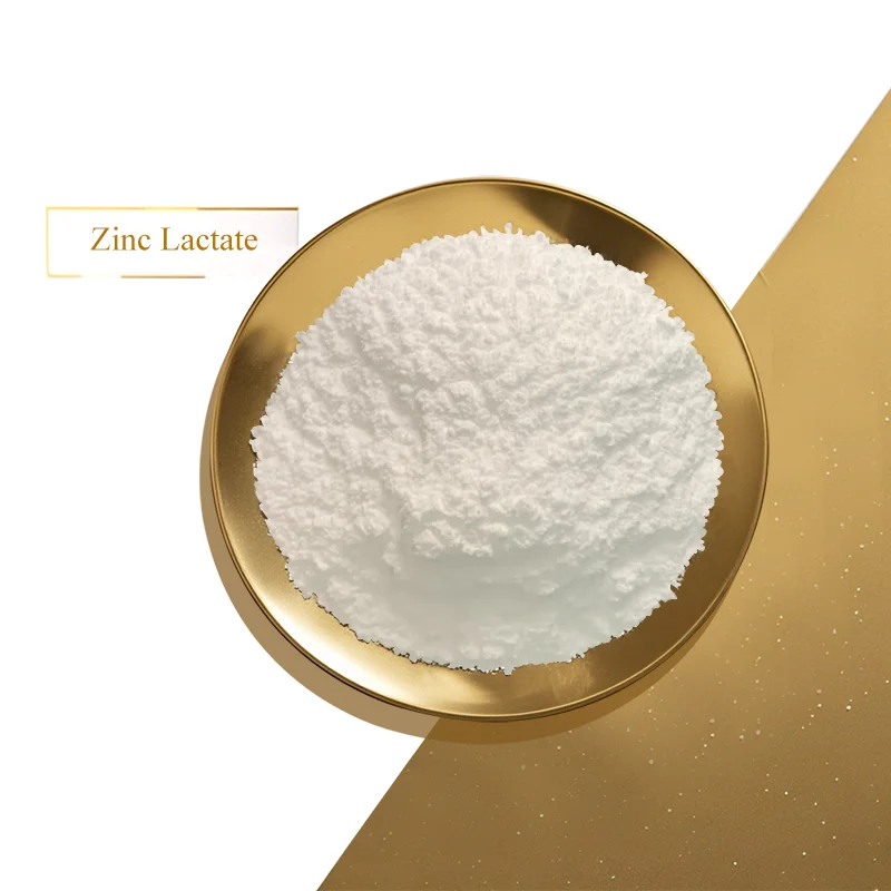 Factory Direct Supply Food Grade Zinc Lactate Powder CAS 6155-68-6 High Quality Lactic acid zinc salt