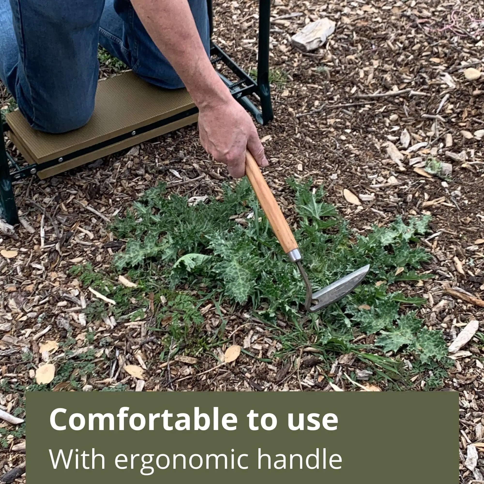 Manual Hand Weeder Garden Weed Tool for Yard Lawn and Farm