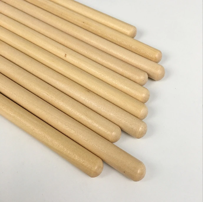 Solid beech wood rhythm stick small drum hammer  waist drum stick  drumming hammer