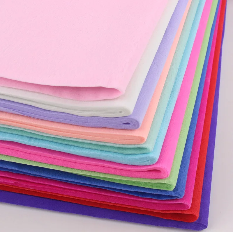 Flower wrapping paper ultra-thin solid color fiber non-woven cotton paper translucent tissue paper for floral packing