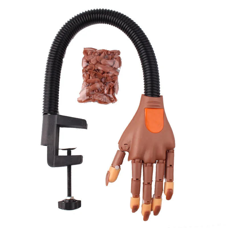 Foreign trade hot sale movable joint nail practice prosthetic hand bendable hand model